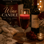 Red Wine Candle